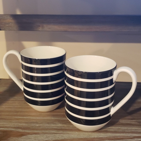 kate spade Other - Kate Spade Primrose Drive Stripe Mugs
